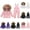 QRN1-Black, variant on Meichang Kids Snowsuit 2-Piece Set Toddler Baby Boys Girls Winter Wear Down Jacket Ski Jacket and Snow Bib Pants Ski Suit for 1-6 Years
