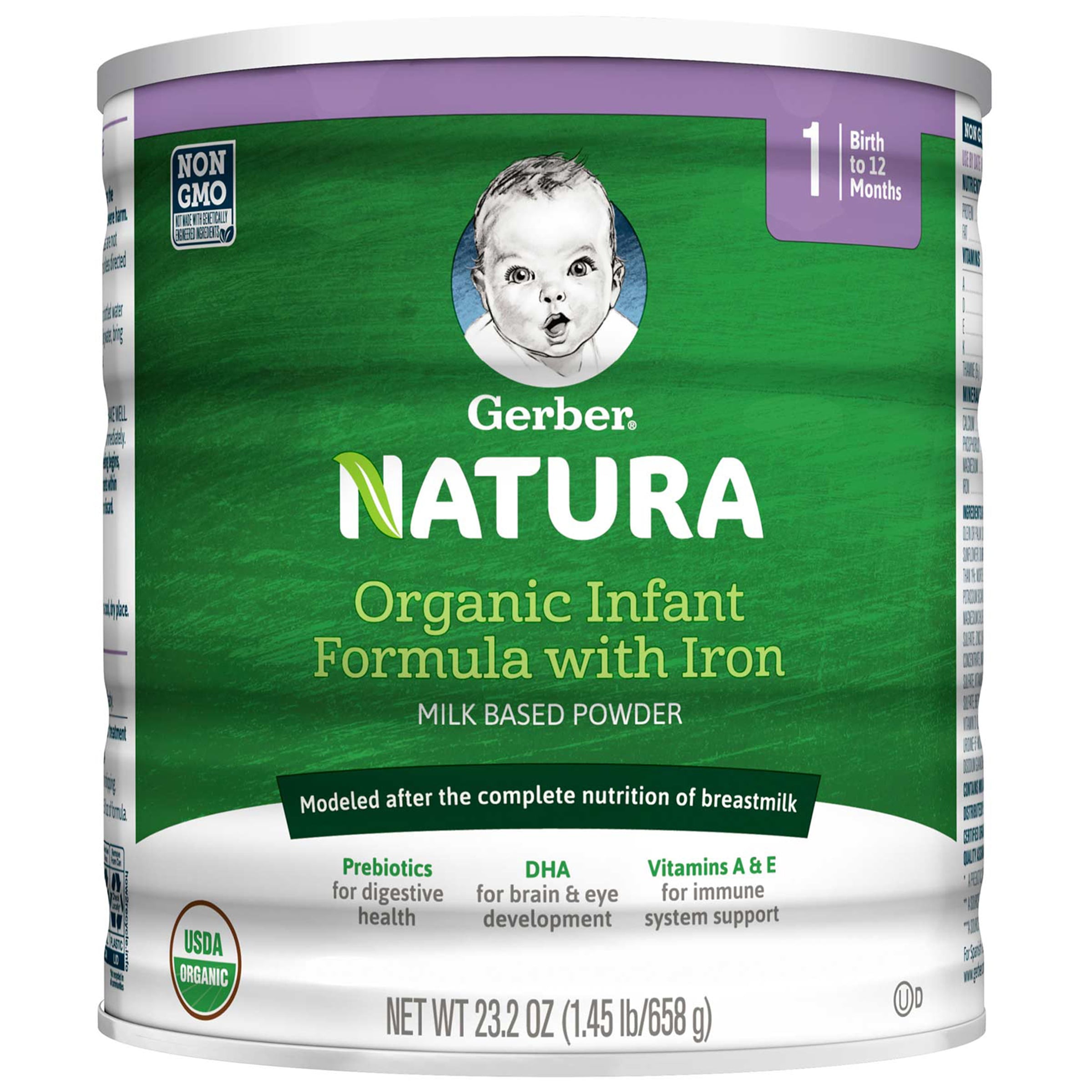 gerber organic baby formula