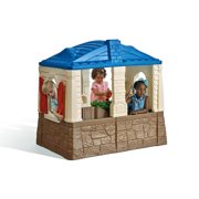Step2 Neat And Tidy Cottage Blue Playhouse For Toddlers - 