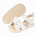 thumbnail image 2 of Baby Girls 0-18M Closed Toe Sandals Soft Non-Slip Sole Breathable First Walking Shoes Cute Cartoon Print For Summer Indoor Outdoor Toddler Footwear Gibobby,4,White, 2 of 9