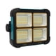 thumbnail image 4 of Luz de trabajo LED recargable, Luz solar de trabajo LED Luz de trabajo con energía solar Luz de trabajo LED impermeable Los mejores materiales Jadeshay A, 4 of 8