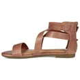 thumbnail image 2 of Brinley Co. Womens Croc Print Gladiator Sandal, 2 of 6