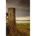thumbnail image 2 of Posterazzi DPI1870223LARGE Northumberland England - A Wooden Fence Post & A Pond In A Field Poster Print, 24 x 38, 2 of 4