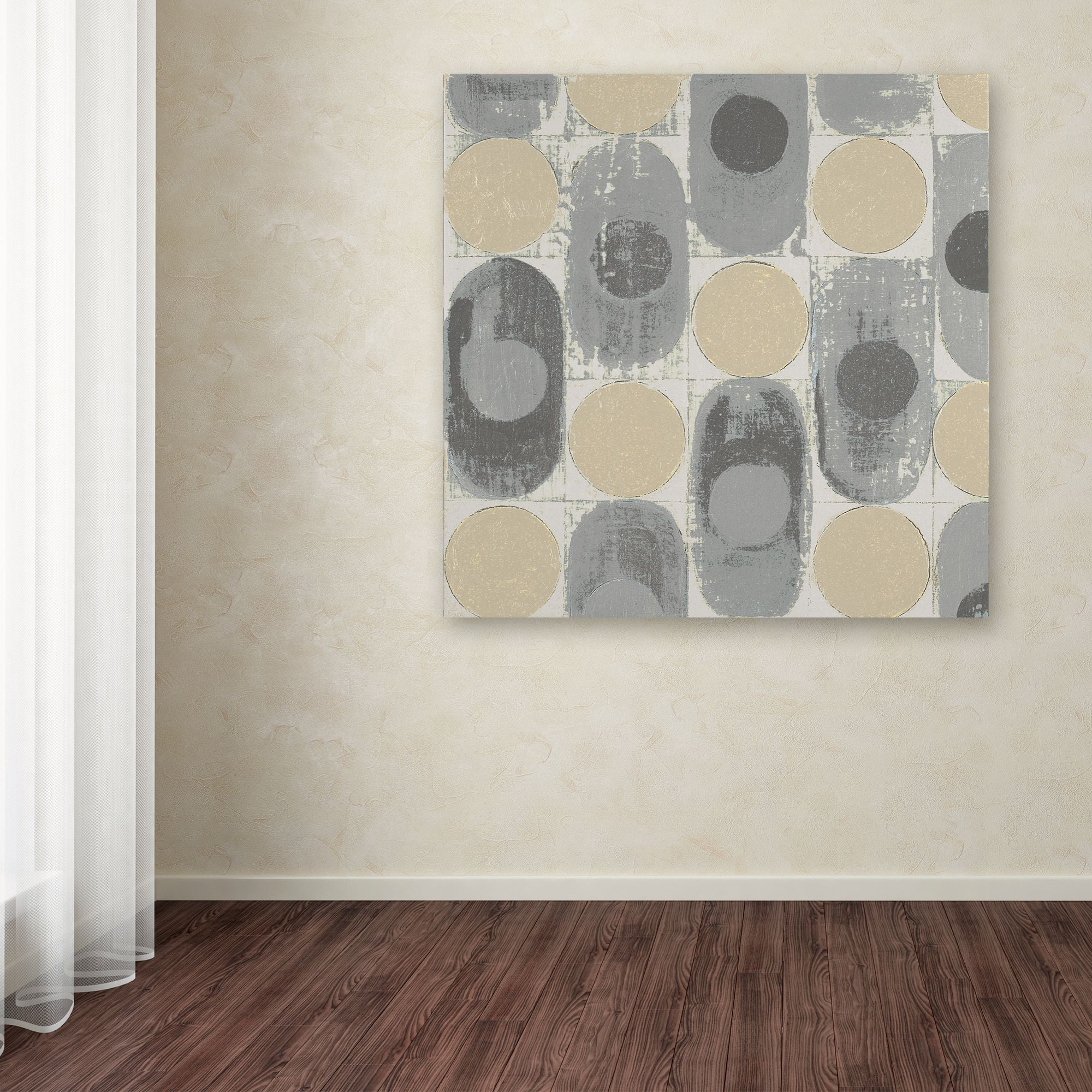 Trademark Fine Art '16 Blocks Square XVI Archroma' Canvas Art by Kathrine Lovell
