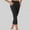 Black, variant on TIANZEN Yoga Pants Women For Work Dressy Solid Color Slim Capris Pull On Elastic High Waisted Leggings With Pockets Drop Crotch Pants Men Yoga Yoga Pants Women High Waist Tall Yoga Pants Petite