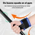 thumbnail image 3 of Par De Muñequeras Straps Para Gym Crossfit Pesas Correa De Soporte Azul, 3 of 7