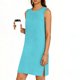 thumbnail image 4 of Vestido Casual Tops para las Mujeres Impresión Casual Cómodo sin Mangas Cuello Redondo Vestido sin Mangas Sólido para las Mujeres, 4 of 8