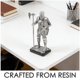 thumbnail image 3 of CRAFTHROU Estatuilla Caballero Medieval En Resina Plata Para De Y Exhibición En, 3 of 8