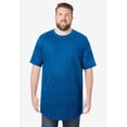 thumbnail image 4 of KingSize Men's Big & Tall Shrink-Less Lightweight Longer-Length Crewneck Pocket T-Shirt, 4 of 6