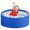 Blue(35.43in), variant on AUNEKIV Kids Foam Ball Pit for Toddlers with Large Baby Ball Pit with Soft Memory Sponge Indoor Outdoor Toys,Red（No Balls Included）