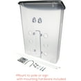 thumbnail image 5 of Deflect-O® Outdoor Literature Box, 13 1/8"H x 10"W x 4 1/2"L, Clear, 5 of 9