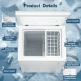 thumbnail image 3 of Electactic 2.7 Cu.ft Freezer Freestanding, Top Open Door Compact Freezer , Adjustable Temperature, Suitable for Home/Kitchen/Office/Restaurant (White), 3 of 7
