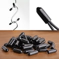 thumbnail image 5 of Uxcell 25Pcs Heat Shrink End Cap 23mm ID x 40mm L 2:1 Ratio Heat Shrink Tube Cap Black, 5 of 5
