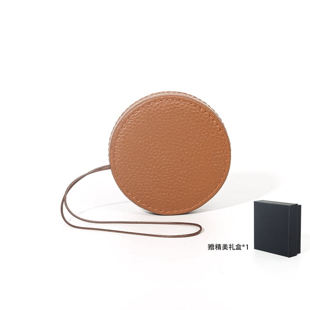 Capuchon d'Objectif en Cuir Premium avec Cordon Anti-Perte pour Appareil Photo Intax Mini 99, Protection d'Objectif Anti-Perte, Anti-Friction