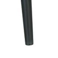 thumbnail image 4 of Amara Modern Outdoor Patio 26"H Counter Stools with Wicker Backrest, Iron Frame, Water-Resistant Cushion, Matte Black, Set of 2, 4 of 10
