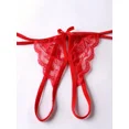 thumbnail image 1 of Tangas de encaje floral, bragas transparentes con entrepierna abierta y ribete festoneado, lencería y ropa interior sexy para mujer, 1 of 5