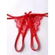 thumbnail image 1 of Tangas de encaje floral, bragas transparentes con entrepierna abierta y ribete festoneado, lencería y ropa interior sexy para mujer, 1 of 5