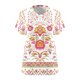 thumbnail image 4 of Camisetas Casuales de las Mujeres de Manga Corta de Cuello en V Oversized Camiseta Deportiva de Verano, Top Impreso Casual, 4 of 4