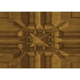 thumbnail image 1 of Ahgly Company Machine Washable Indoor Rectangle Transitional Red Brown Area Rugs, 3' x 5', 1 of 7