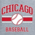 thumbnail image 6 of Wild Bobby City of Chicago Baseball Fantasy Fan Sports Men's T-Shirt, Heather Grey, Large, 6 of 6