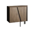 thumbnail image 2 of 71 Inch 4 Door Modern Wooden Buffet with Metal Legs Brown, 2 of 9