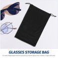 thumbnail image 5 of BESTYASH Black Ski Goggle Bag Lightweight Soft Drawstring Pouch for Outdoor Sunglasses Storage, 5 of 5