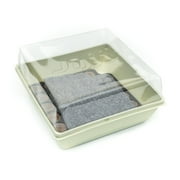 Jiffy 34-Cell 11 In. x 11 In. Self Watering Greenhouse Seed Starter Kit T34HG