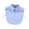 thumbnail image 3 of Cuello falso elegante Salvador para mujer color azul blusas S, 3 of 9