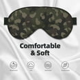 thumbnail image 3 of PAYOHTO Speckle Camouflage Soft Sleep Mask Comfort Pure Silk Eye Cover for Travel Office Camping, 3 of 7