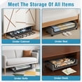 thumbnail image 6 of Under Bed Storage with Wheels, 2Pack Under Bed Storage Containers, Under Bed Shoe Storage Organizer, Rolling Under Bed Metal Drawer for Clothes, Blankets,Gary, 31 x 17 x 7.2 inches, 6 of 9