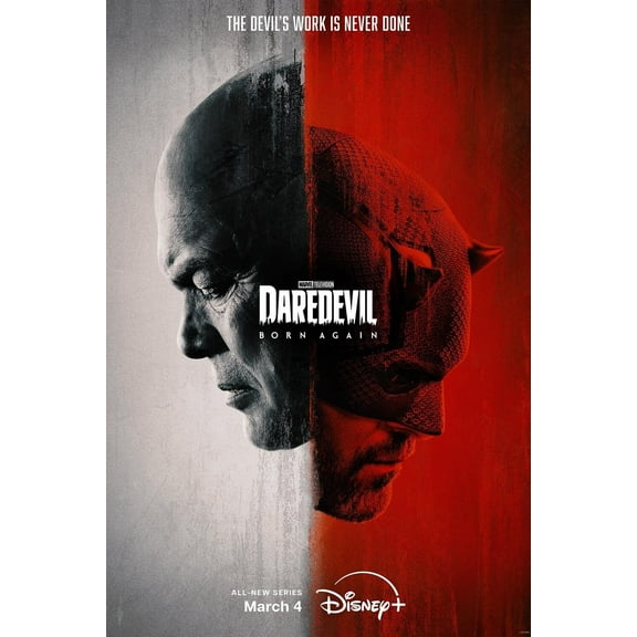 Daredevil: Born Again 2024 Movie Posters for Boys & Girls Bedroom Decor Wall Art Print Gift Poster