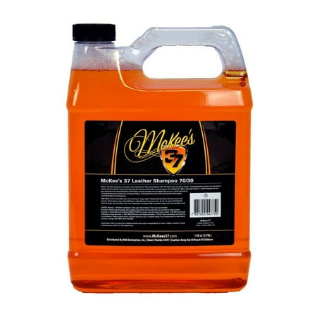 McKee's 37 MK37-661 Leather Shampoo (70/30 Cleaner/Conditioner), 128 oz.