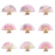 thumbnail image 2 of 2 unids seda estilo chino estilo mano fanático japonés plegable ventilador boda fiesta danza decoración del hogar decoración adornos artesanía, 2 of 7