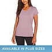 Banana Republic Women V-neck Roll Sleeve Tee Shirt Size: L, Color: Pink (Mauve Shadows)