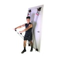 thumbnail image 4 of X Factor Door Gym Complete Home Gym Multi Function Full Body Workout Exercise System Package - Includes Straight Bar, DVD, Workout Chart - Strength Training Equipment, 4 of 9