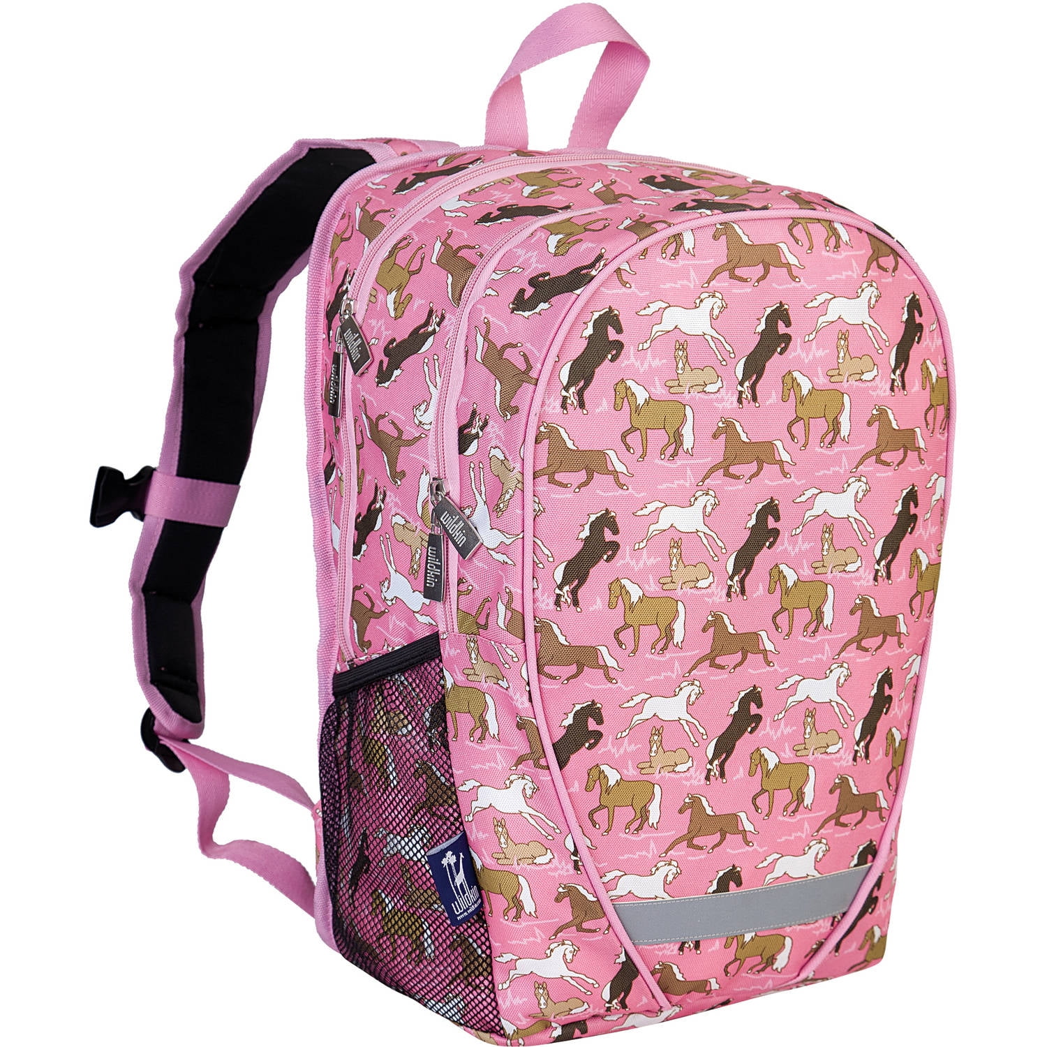 Horses in Pink 18 Inch Backpack - Walmart.com