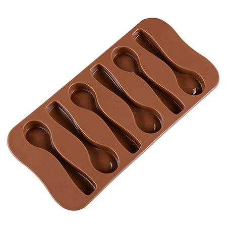 

Viugreum Spoon Chocolate Mold Silicone Cake Molds Party Decor Candy Mould