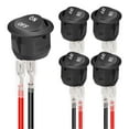 thumbnail image 4 of Pack Of 5 Round Rocker Switches with 15CM Wire 2 Position Round Rocker Switches for Electronics & Automotive Application, 4 of 9