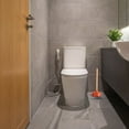 thumbnail image 5 of 2 Pcs Plunger Mat,Toilet Plunger Holder Only,Plunger Tray Air Drying Mat for Toilet Plunger,Plunger Holder Catches Drips(Black), 5 of 6