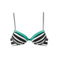 thumbnail image 5 of LASCANA Women's Striped Push Up Bikini Swimsuit Top Bra Sizing, 5 of 6