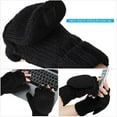 thumbnail image 4 of Winter Gloves Warm Wool Mittens With Mitten Cover, 4 of 7