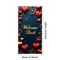 thumbnail image 3 of Welcome Back Banner Colorful Confetti Balloons Decorative Background Party Supplies Event Backdrop Celebration Welcome Banner Photography Props, 3 of 4