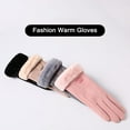 thumbnail image 4 of TERGAYEE Womens Winter Warm Gloves,manipulatescreen Texting Phone Windproof Gloves Fleece Lined Cold Weather Warm Gloves,Ladies Winter Gloves, 4 of 5