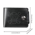 thumbnail image 2 of Tonnylam Men's Skull Embossed Buckle Wallet Youth Multifunctional Card Holder Wallet, 2 of 6