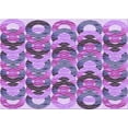 thumbnail image 1 of Ahgly Company Machine Washable Indoor Rectangle Transitional Orchid Purple Area Rugs, 7' x 10', 1 of 7