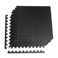 thumbnail image 2 of CAP Barbell 1/2" Thick High Density 66"x43" Puzzle Black Exercise Mat 6-Piece Flooring Set, 2 of 6