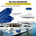 thumbnail image 4 of VEVORbrand Ribbed Twin Eyes Boat Fenders Bumpers Vinyl Pack of 4 and Pump to Inflate, 8.5 x 27 inches, 4 of 9