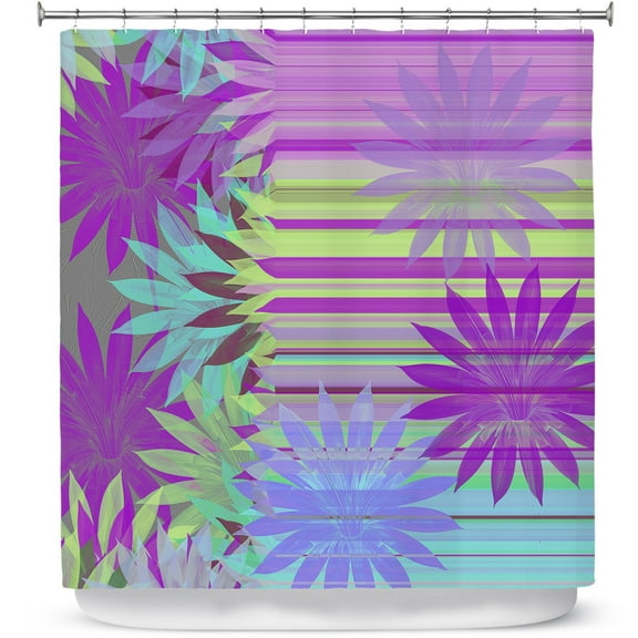 Shower Curtains 70" x 93" from DiaNoche Designs by Pam Amos - Delicious Purples