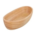 thumbnail image 3 of Mosiee Oval Wooden Tray Dinner Plates Tableware Bowl For Dishes Snacks Dried Fruits Dinner Parties Exquisite Craftsmanship, 3 of 9