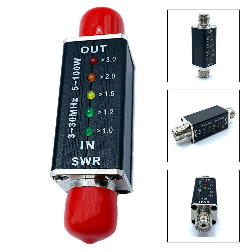 Misuratore SWR LED Per Onde Corte - Frequenza 3-30MHz Con Interfaccia Femmina - Foto 12